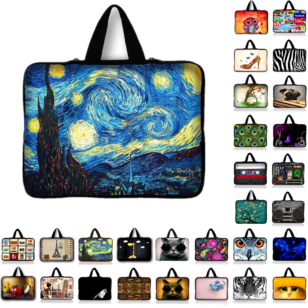 Портативный ультрабук Van Gogh Мягкий рукав сумка для ноутбука чехол MacBook 9 7 11 6 13 3 14 4
