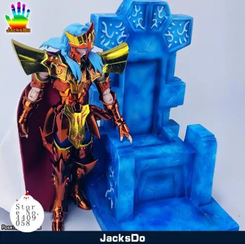 Sainte Seiya Jacksdo большое сиденье Святой ткани Миф EX фигурка короля моря Посейдон роскошный трон аксессуар