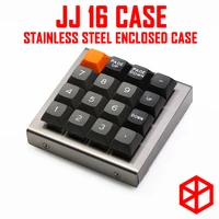 stainless steel bent case for jj4x4 10 jj16 custom keyboard enclosed case upper and lower case also can support bm16a