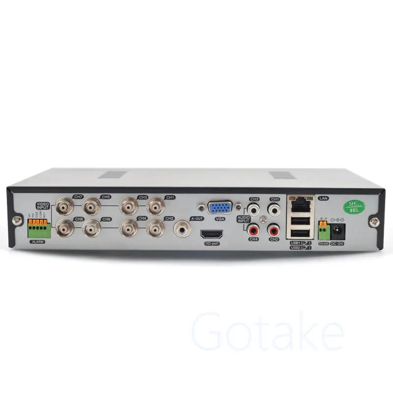 8ch Hybrid DVR NVR Беспроводной сетевой адаптер Регистраторы облако P2P SDVR для IP Камера HD