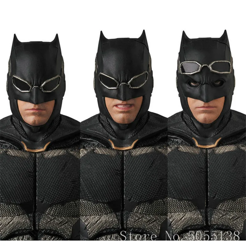 MAFEX 056 Бэтмен Тактический Костюм Ver. The Dark KNight DC Justice League ПВХ фигурка Коллекционная модель игрушки 16 см