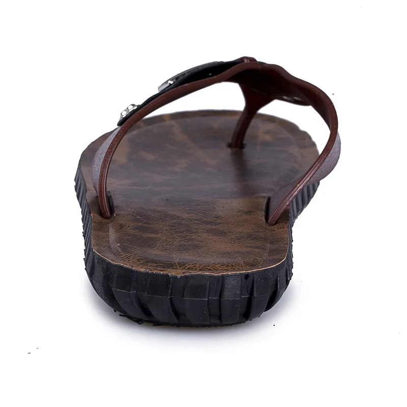 2017 мужские вьетнамки сандалии резиновая Повседневная Мужская обувь Летняя мода