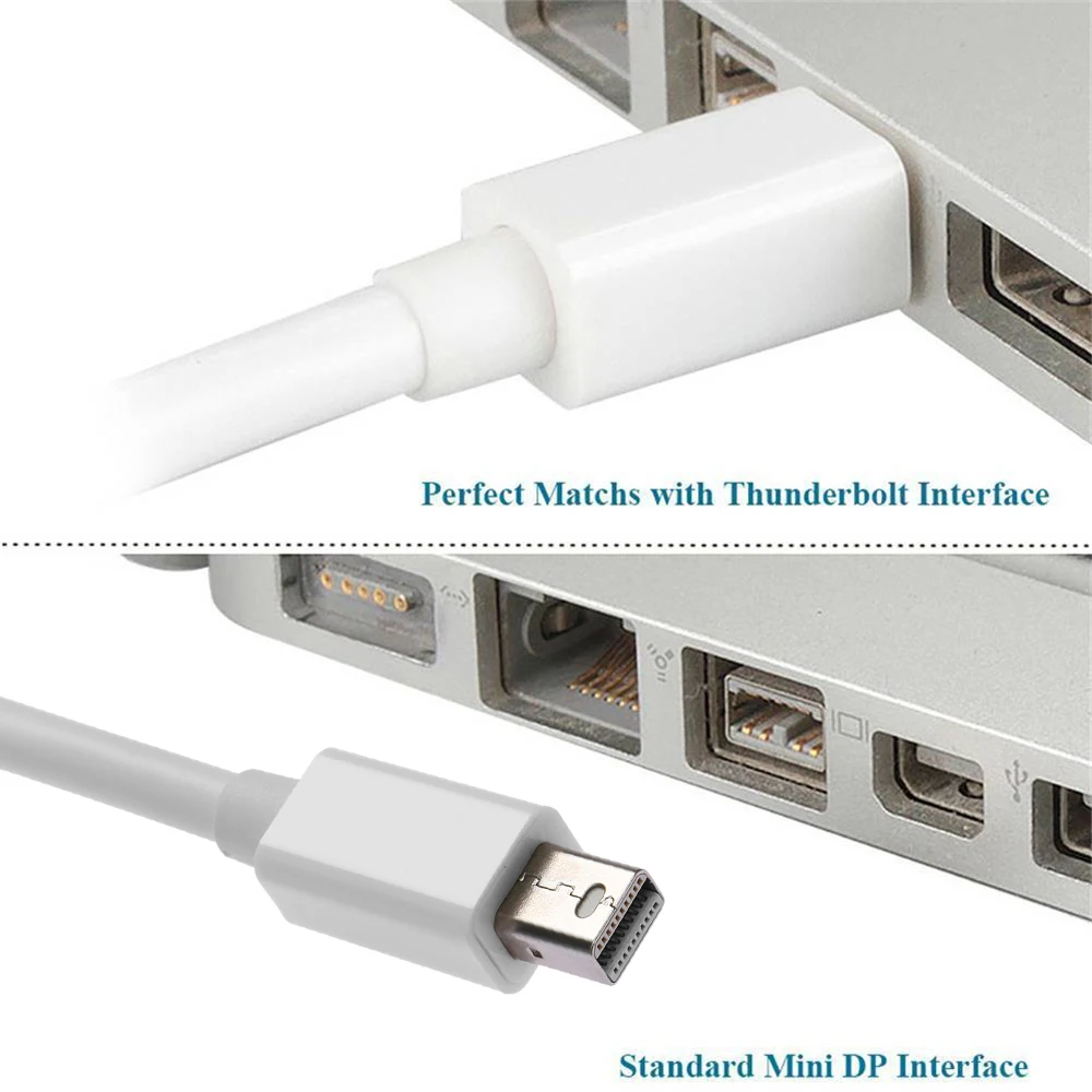 Лидер продаж 1/2/3 шт. адаптер Mini DP в HDMI кабель конвертер Thunderbolt 1080P HDTV для ПК Macbook Pro Air