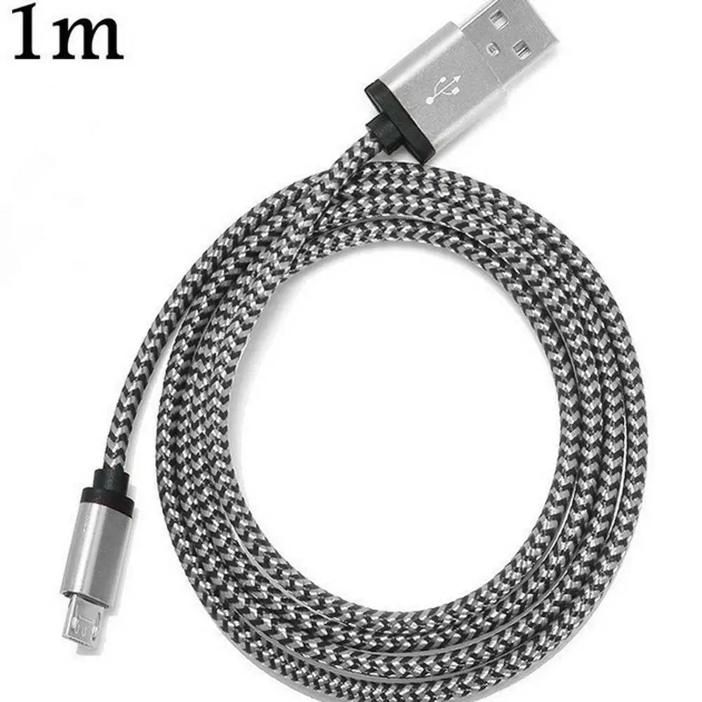 Плетеный медный Мини Usb адаптер для кабельного шнура USB 2 0 Micro линия зарядки MP3 MP4