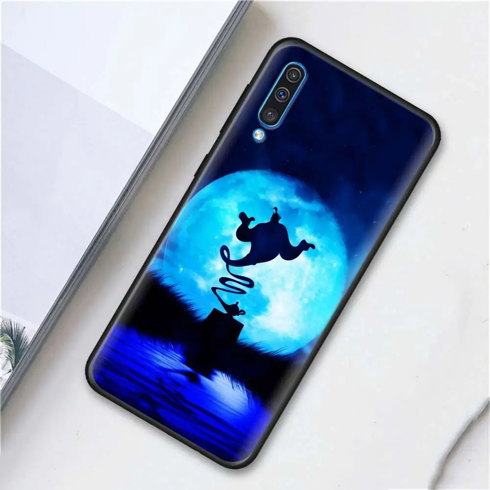 Алладин Принцесса Жасмин мягкий чехол для мобильного телефона чехол s для samsung Galaxy A10 A20 A30 A40 A50 A70 A6 A7 A8 плюс A9 M30 M20 черный чехол Крышка