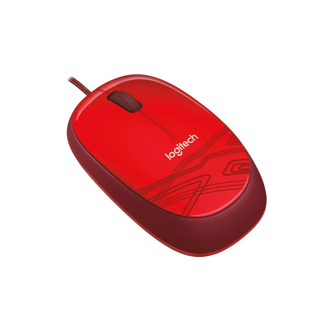 Logitech M105 Ambidextrous оптический USB красный | Компьютеры и офис