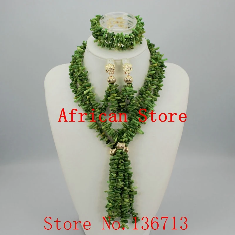 2016 стильный красный африканский костюм комплект ювелирных изделий нигерийские