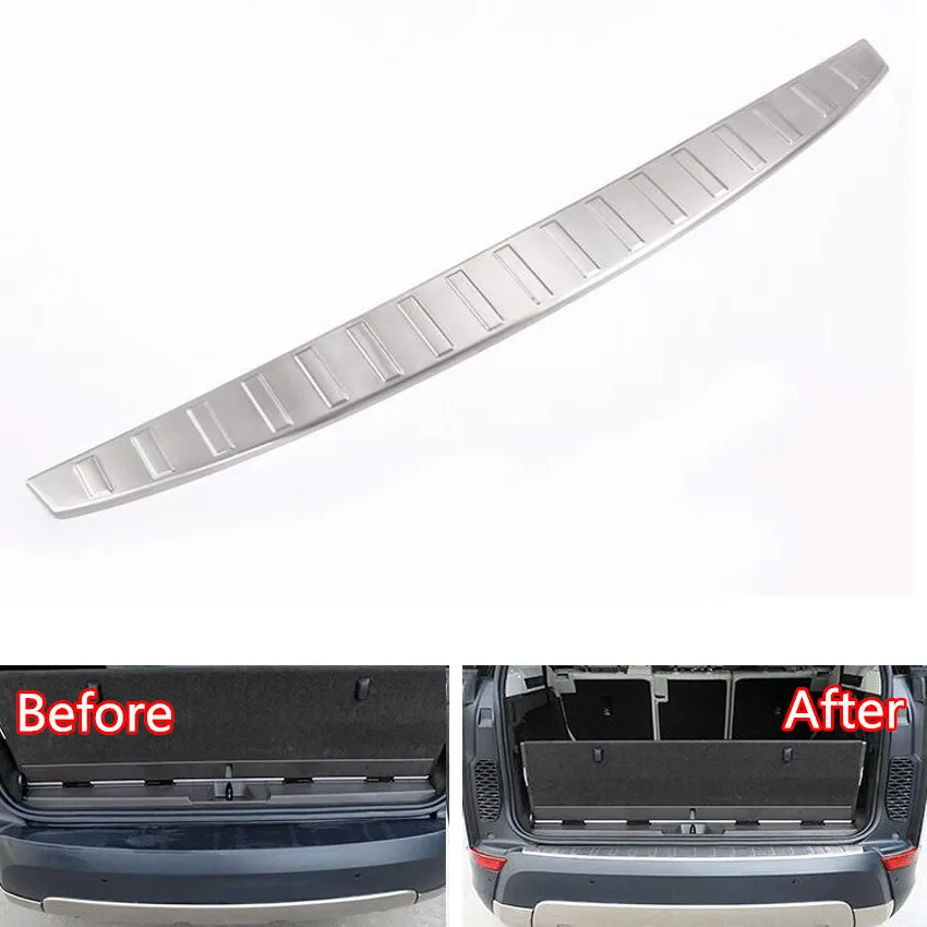 

YAQUICKA защитная накладка на заднюю дверь автомобиля из нержавеющей стали, Накладка на порог для Land Rover Discovery 5 17, Стайлинг автомобиля