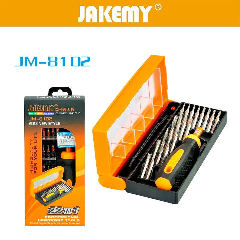 JAKEMY 22 в 1 прорези Филлипс Torx Шестигранная Отвертка Нескользящие Ручки