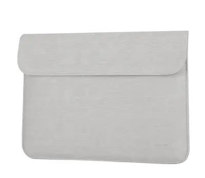 gray PU кожаный чехол для ноутбука 15,6 Для Macbook Air 13 чехол Pro retina 11 14 15 сенсорная панель для Xiaomi lenovo для женщин и мужчин чехол - Цвет: gray
