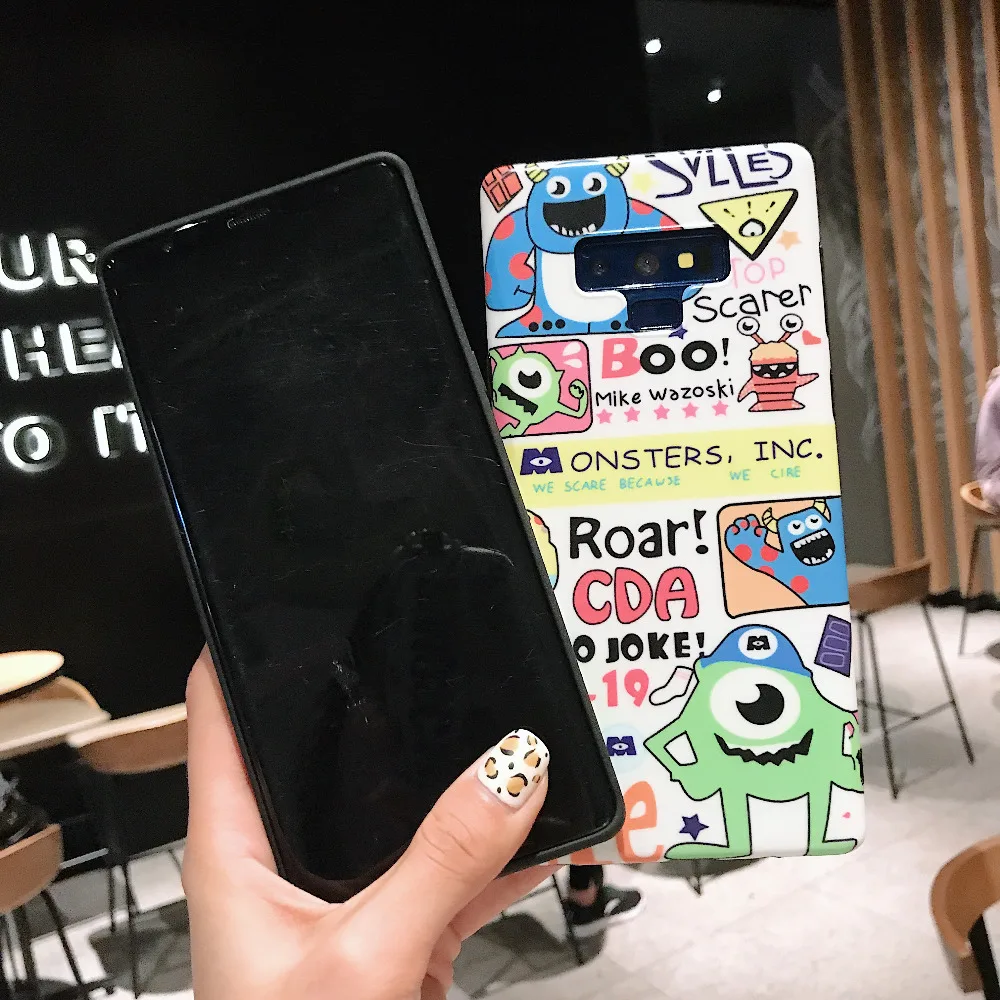 Чехол Marchcover для samsung Galaxy S9 S8 Plus Note 9 8 с милыми мультяшными монстрами Universty Mike мягкий