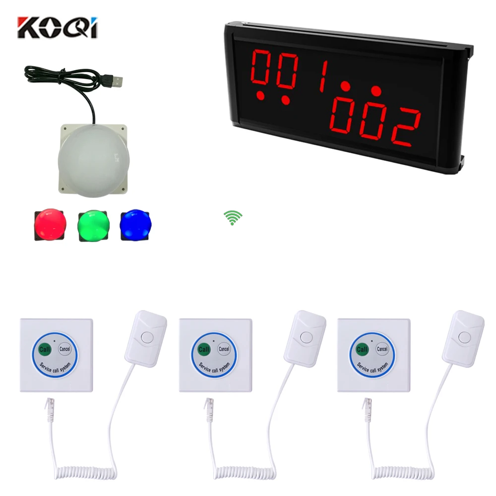 

Wireless Panic Button Emergency Call System Transmitter Button 200M strong signal Room Light Receiver Monitor 433MHZ