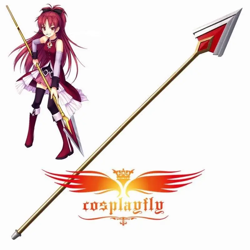 Puella Magi Madoka Magica Kyoko Sakura Косплей Реквизит ПВХ копье D0061 (сейчас в наличии)|cosplay props|spear |