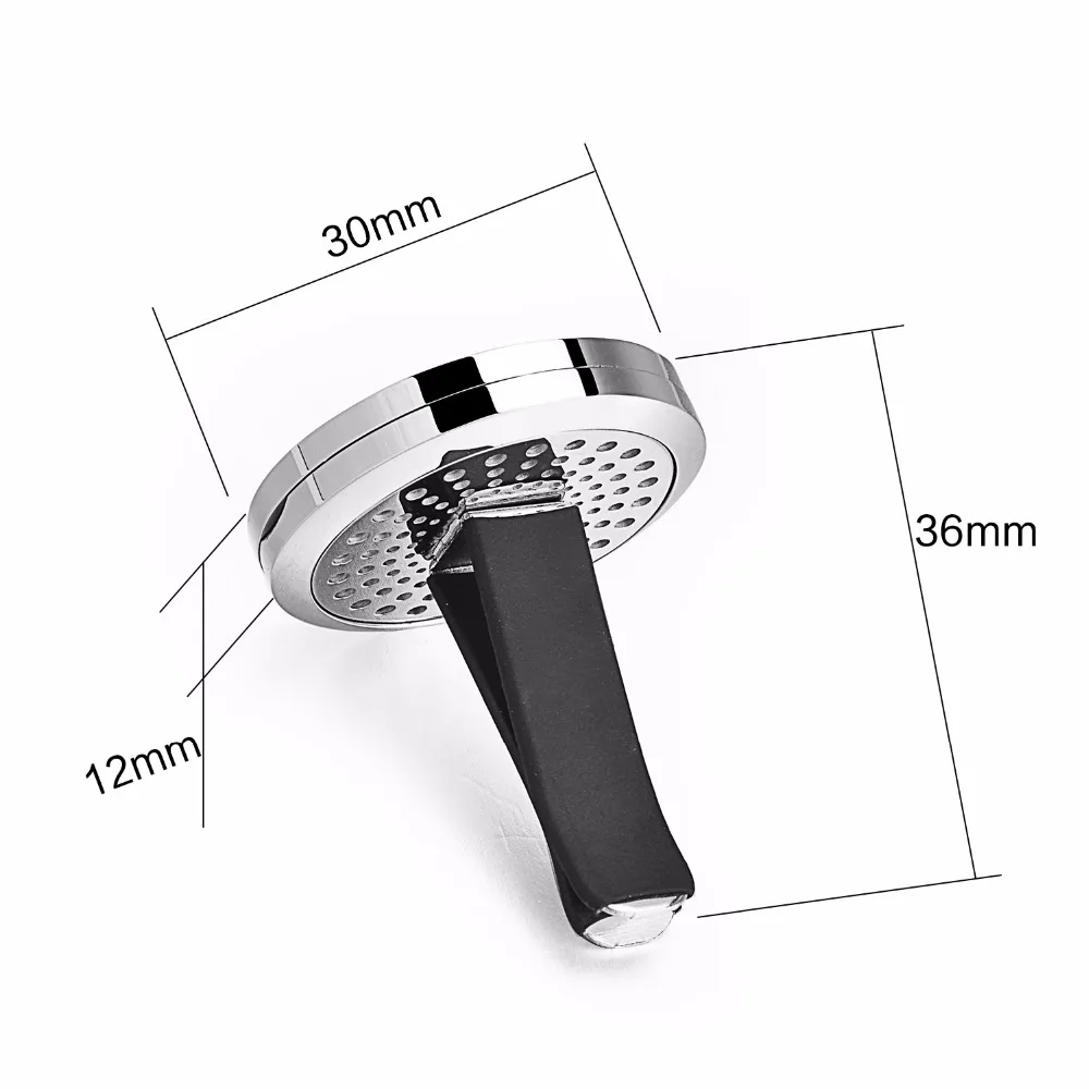 1 шт. 30 мм из нержавеющей стали автомобильный диффузор кулон парфюм ароматерапия