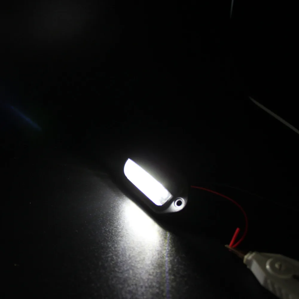 2 шт. 6 светодиодов номерной знак светильник лампа лампы для грузовика трейлер