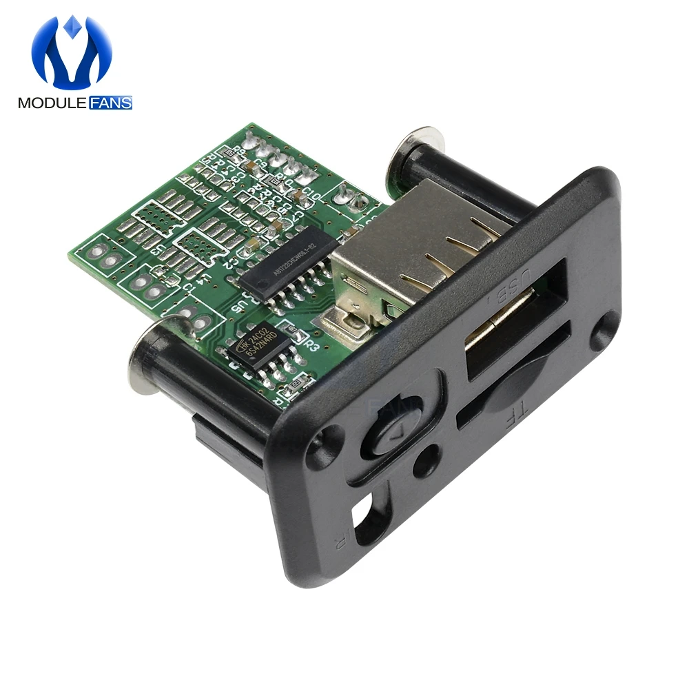 5 в 7-12 в мини mp3-плеер модуль с USB TF MP3 WAV без потерь декодирование Diy Kit Электронная печатная плата модуль