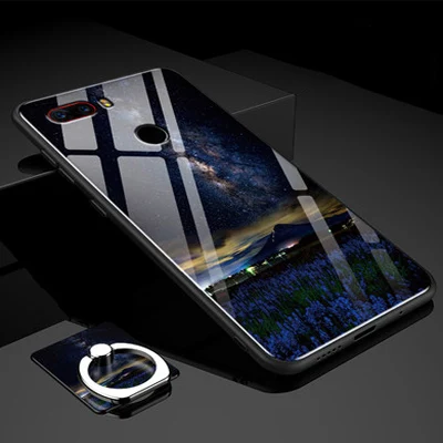 Чехол для Nubia Z17S чехол из роскошного закаленного стекла+ мягкая задняя крышка с краями 5,73 ''для Nubia Z17 S чехол для телефона Nubia Z17S чехол s оболочка - Цвет: A1
