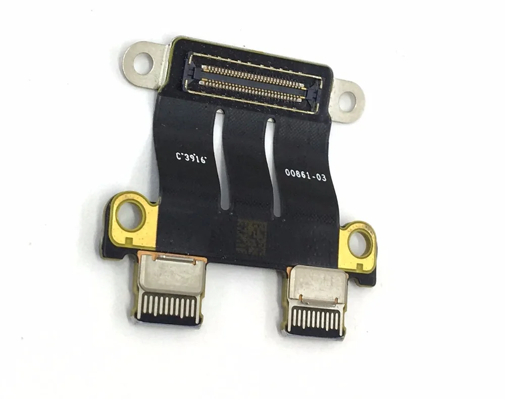 Тип-C USB-C DC Мощность Jack я вывода шлейф для MacBook Pro 13 15 A1706 A1707 A1708 2016 2017 820-00484-02. |