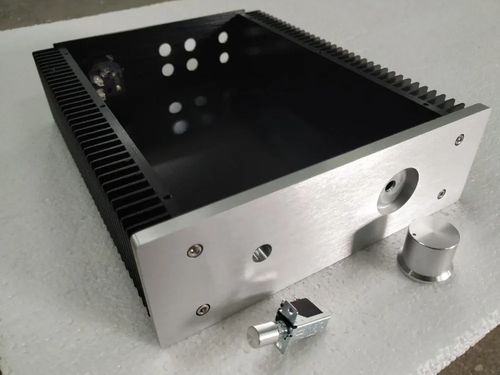 BRZHIFI BZ2107 серии двойной радиатор алюминиевый чехол для усилителя мощности