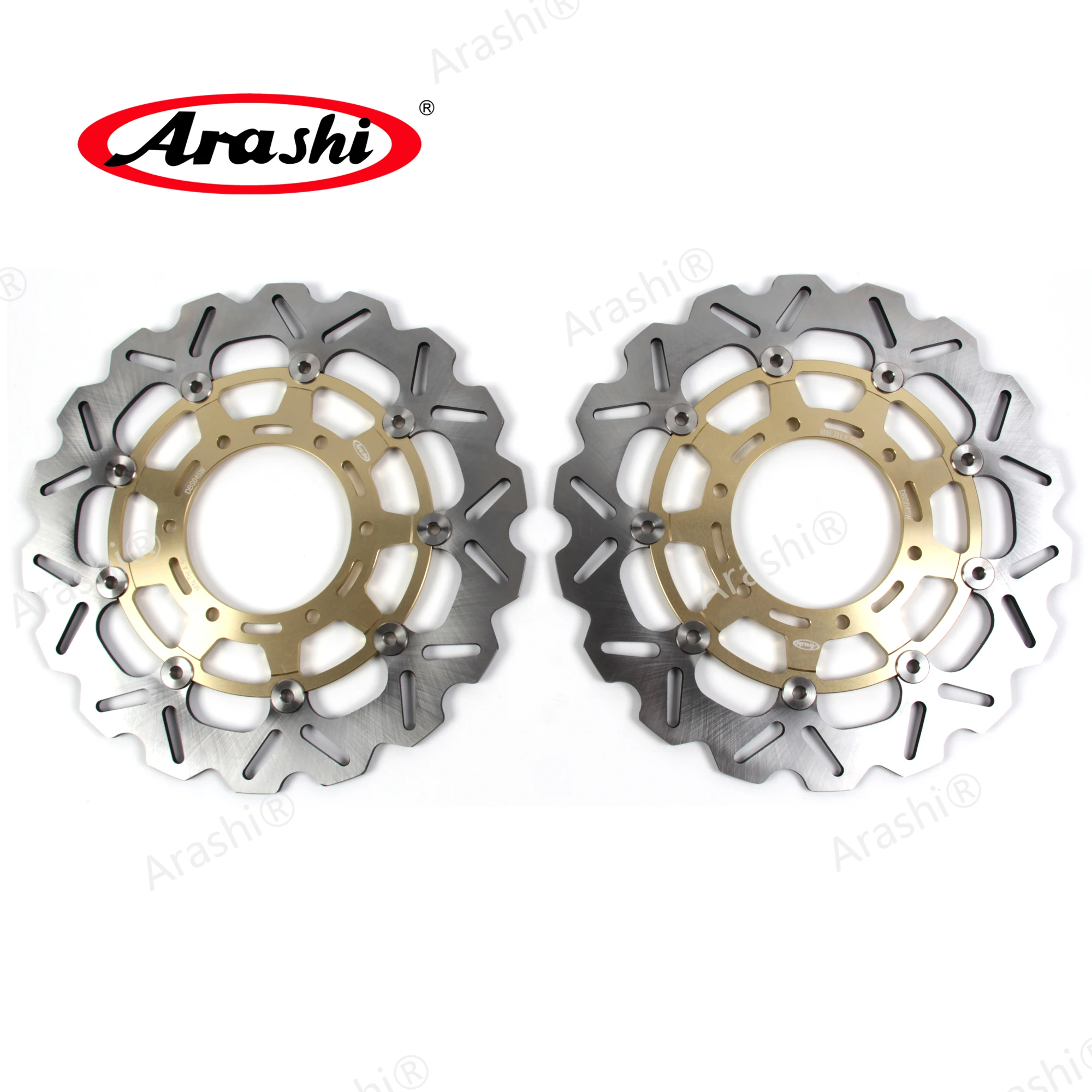 

ARASHI GSXR 600 750 1000 CNC передние тормозные роторы диски для SUZUKI 2008-2014 GSX600R / 2009-2014 GSX750R GSX1000R 2011 2012 2013