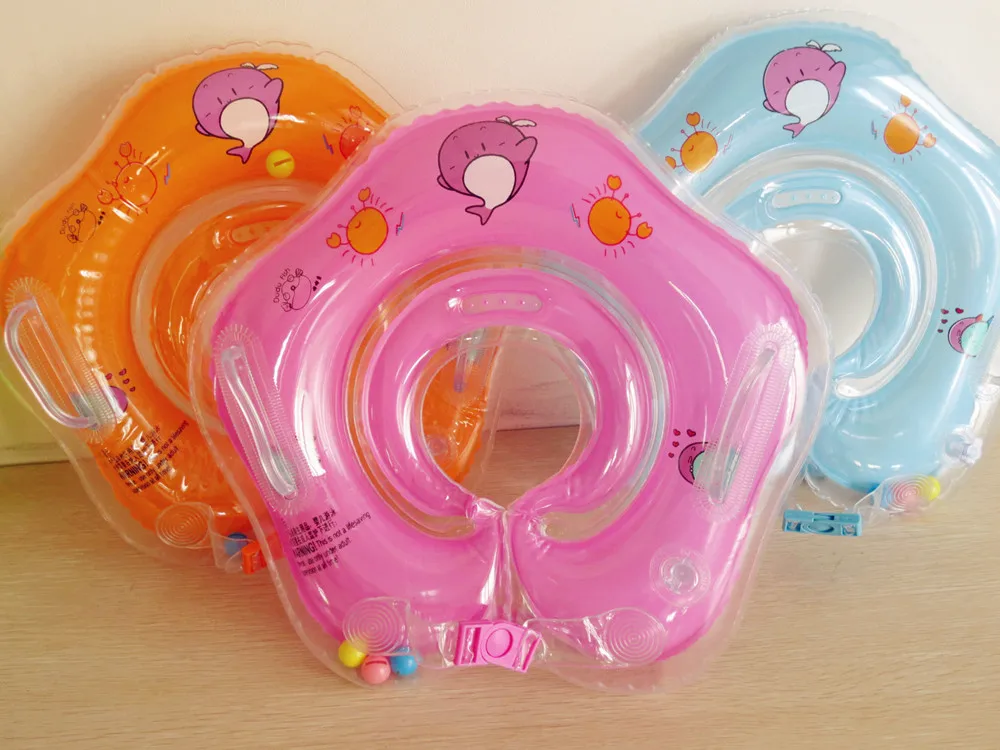 Игрушки для купания малышей надувное кольцо поплавок шеи младенцев аксессуары