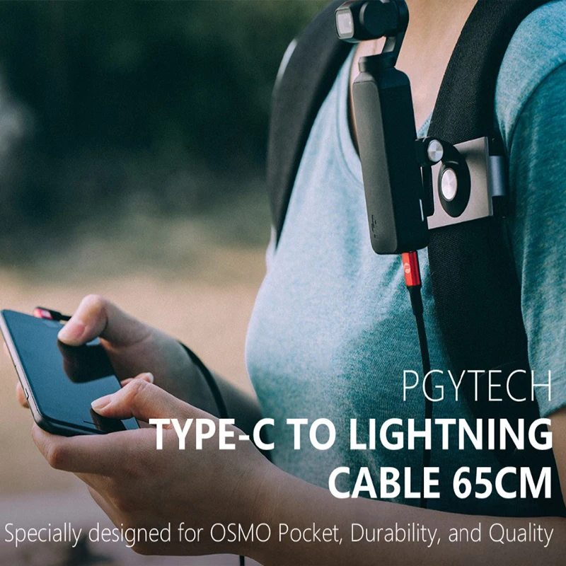 Для DJI OSMO Карманный адаптер type C Lightning MFi PD Apple зарядное устройство для быстрой