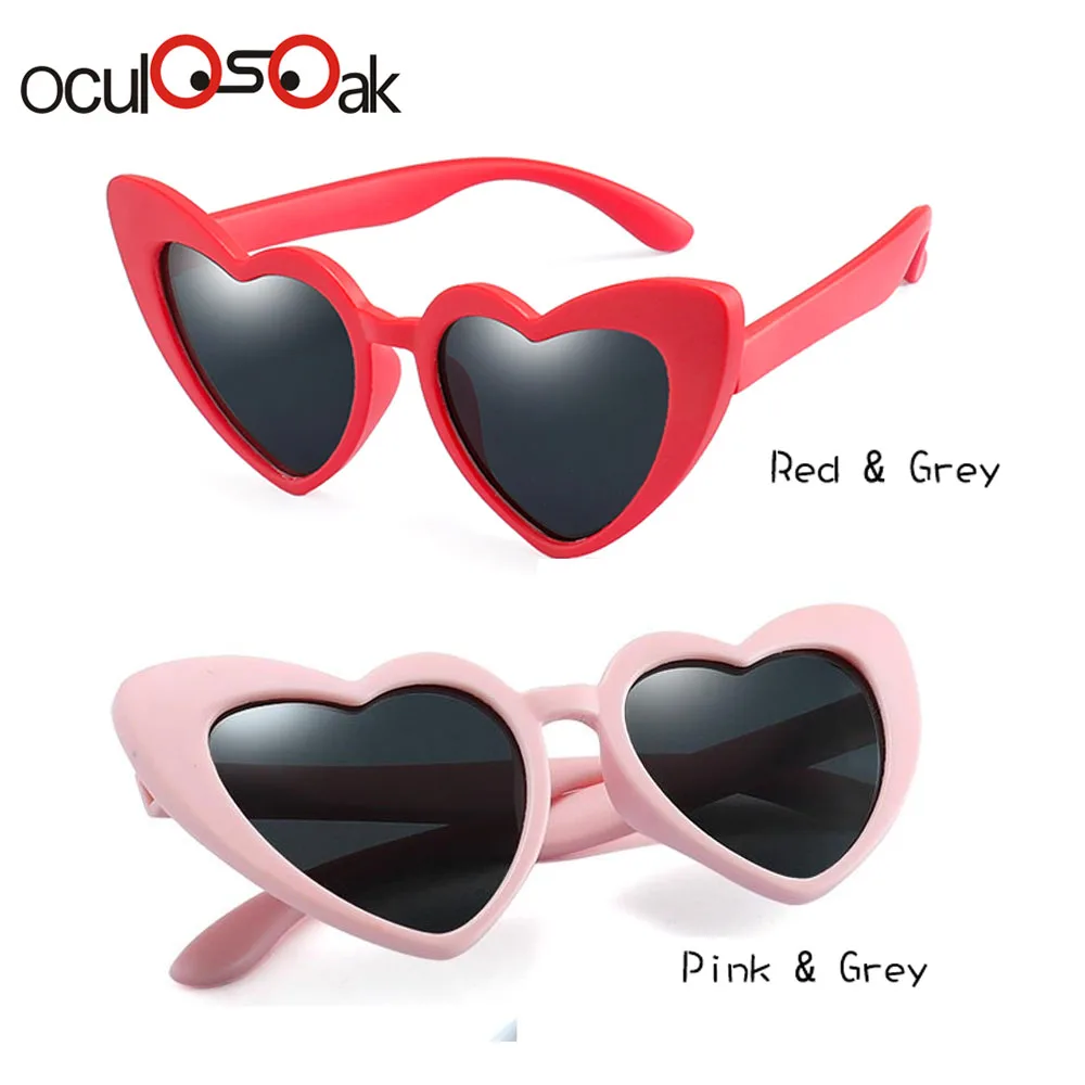 Детские поляризационные солнцезащитные очки Oculosoak TR90 для маленьких девочек