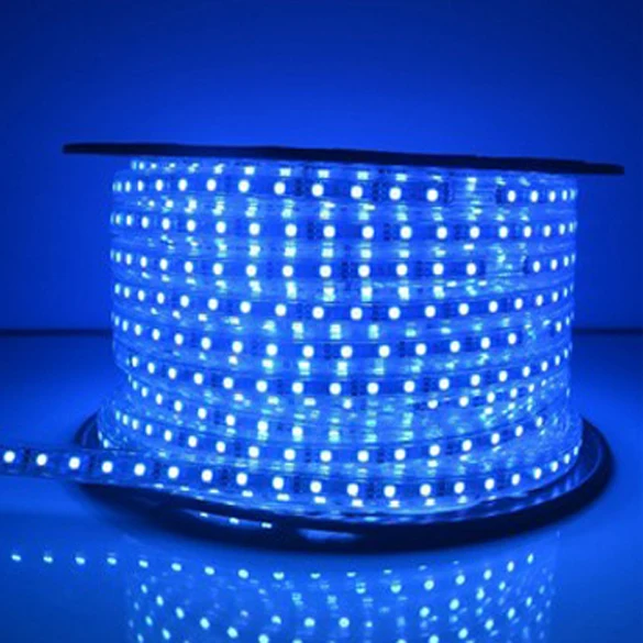 220В гибкий свет 60led/m RGB белый теплый холодный синий зеленый красный led лента SMD5050