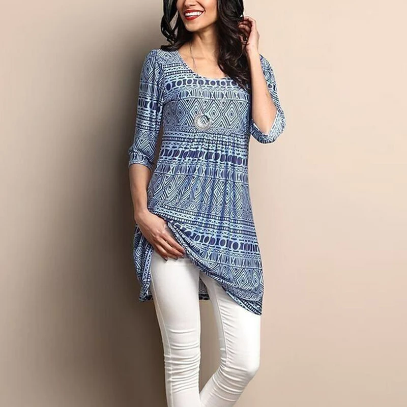 Женская блузка с цветочным принтом весна-лето 2020 Модный повседневный пуловер