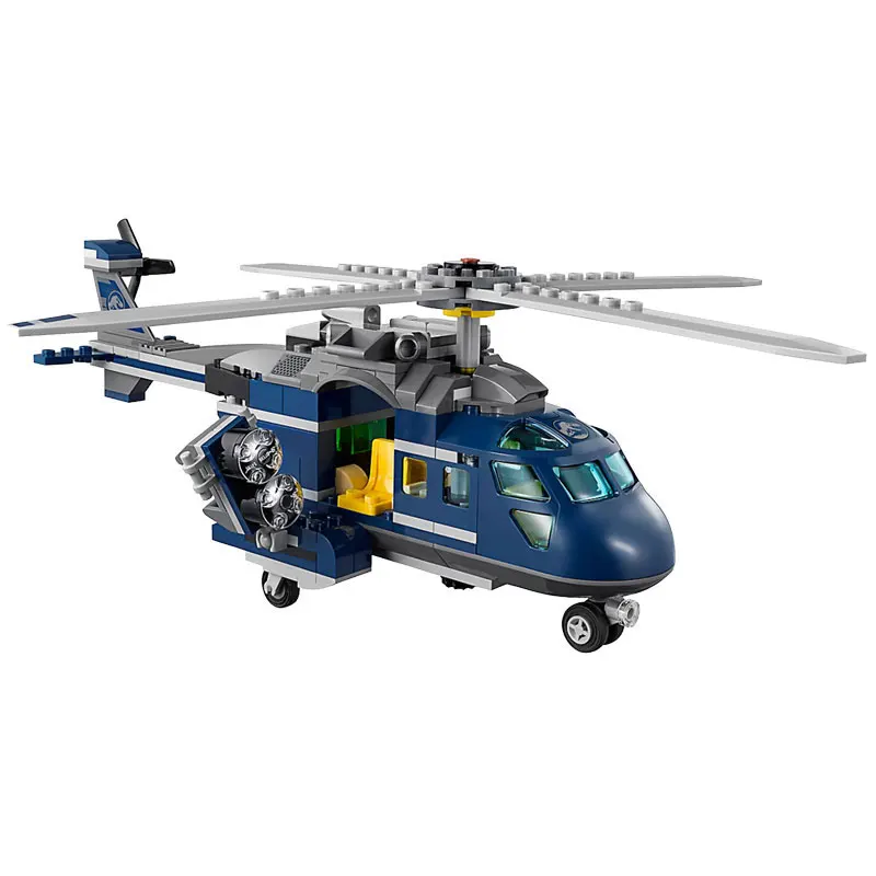 Bela Jurassic World Blue's Helicopter Pursuit Building Kit совместимые Legoings 75928 строительные игрушки