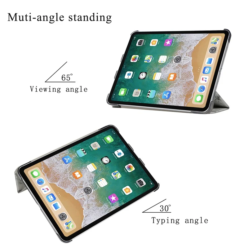 Чехол для ipad pro 11 2018 a1980a2013 A1934 a1987 новейший модный мраморный кожаный чехол с