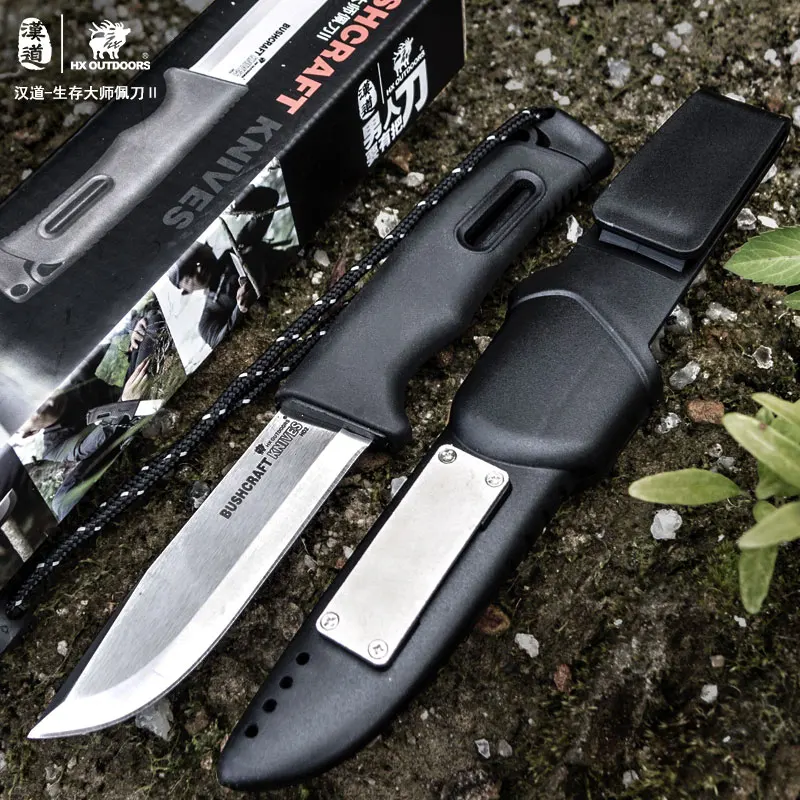 HX DOTDOORS Survival II прямой нож нескользящая ручка 440 лезвий походный с прямым лезвием