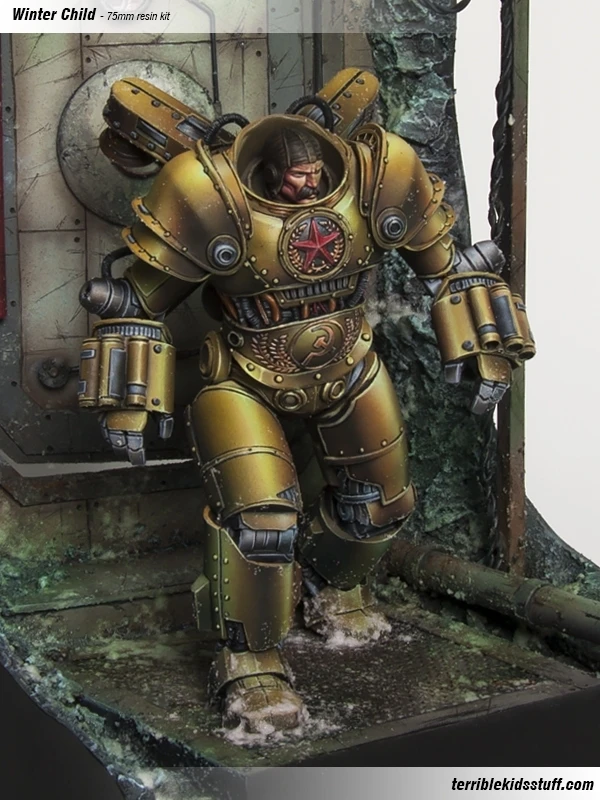 [Loong Way Miniatures] ужасные детские вещи зимняя детская миниатюрная смола 75