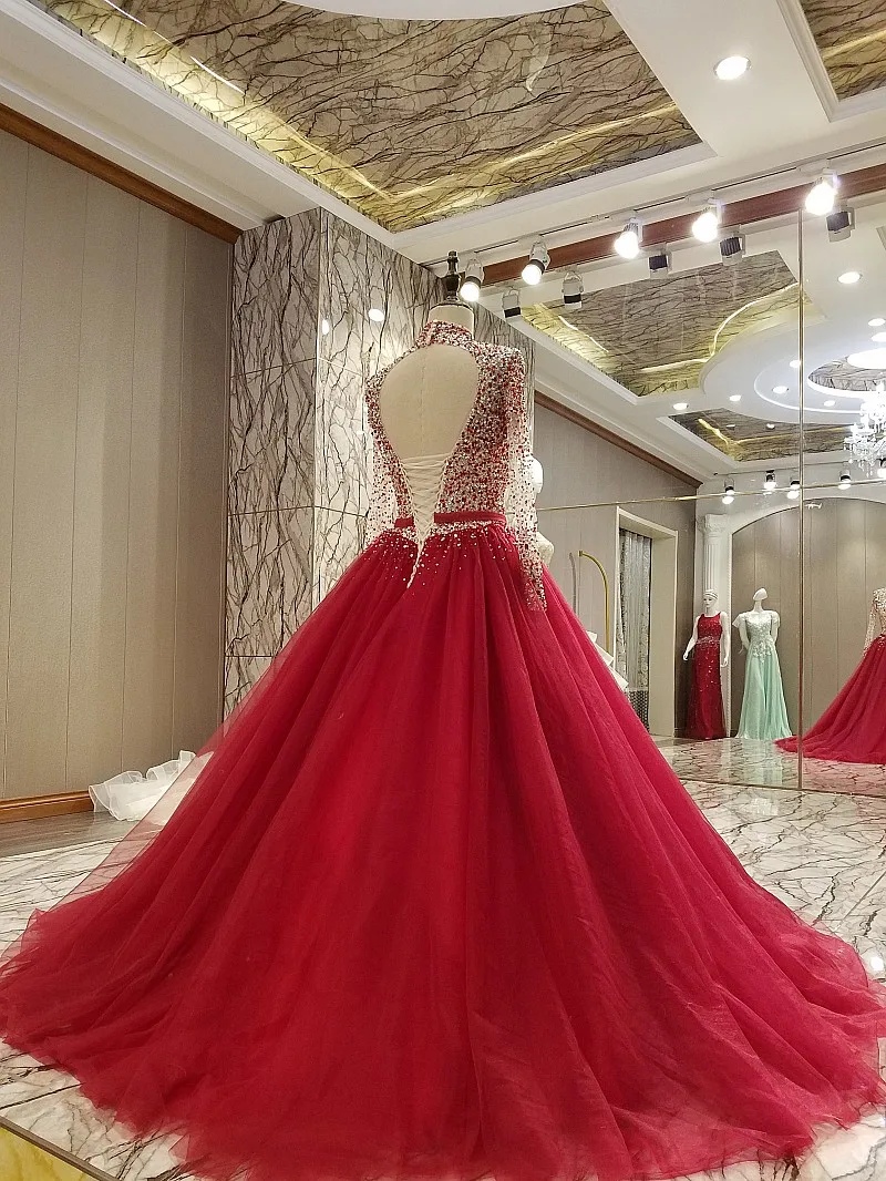 LS88976 вечернее платье корсет назад бисером Линия длинное вечернее платье на продажу abendkleider lang real photos