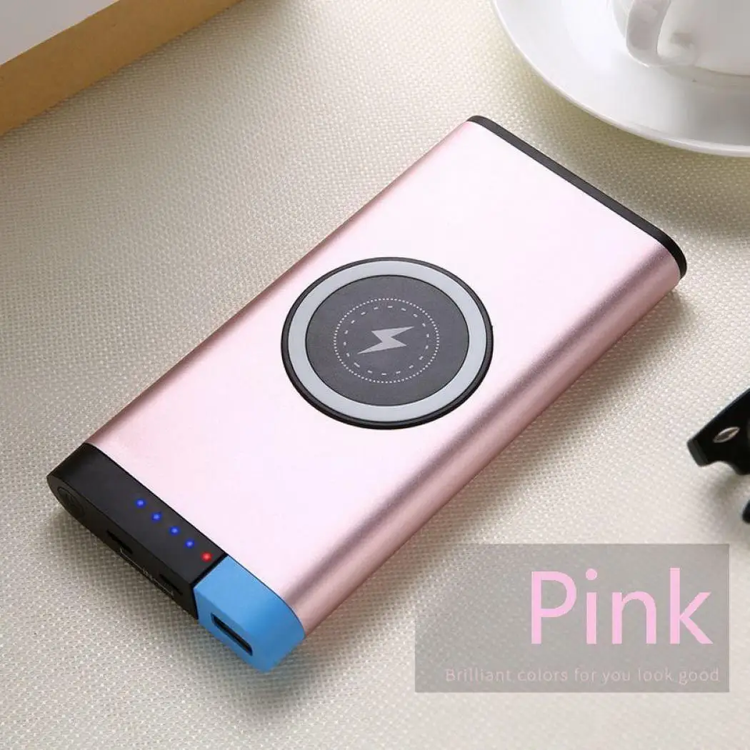 Внешний аккумулятор внешний повербанк 2 USB LED портативное зарядное устройство для