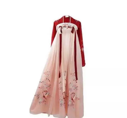 Женский костюм hanfu, костюмы древней китайской феи, качественная шифоновая одежда, китайский национальный народный танцевальный костюм