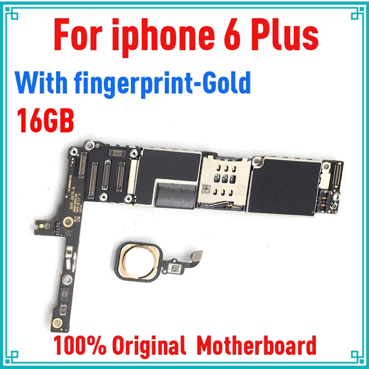 Материнская плата 16 Гб для iphone 6 plus с Touch ID 100% оригинальная разблокированная