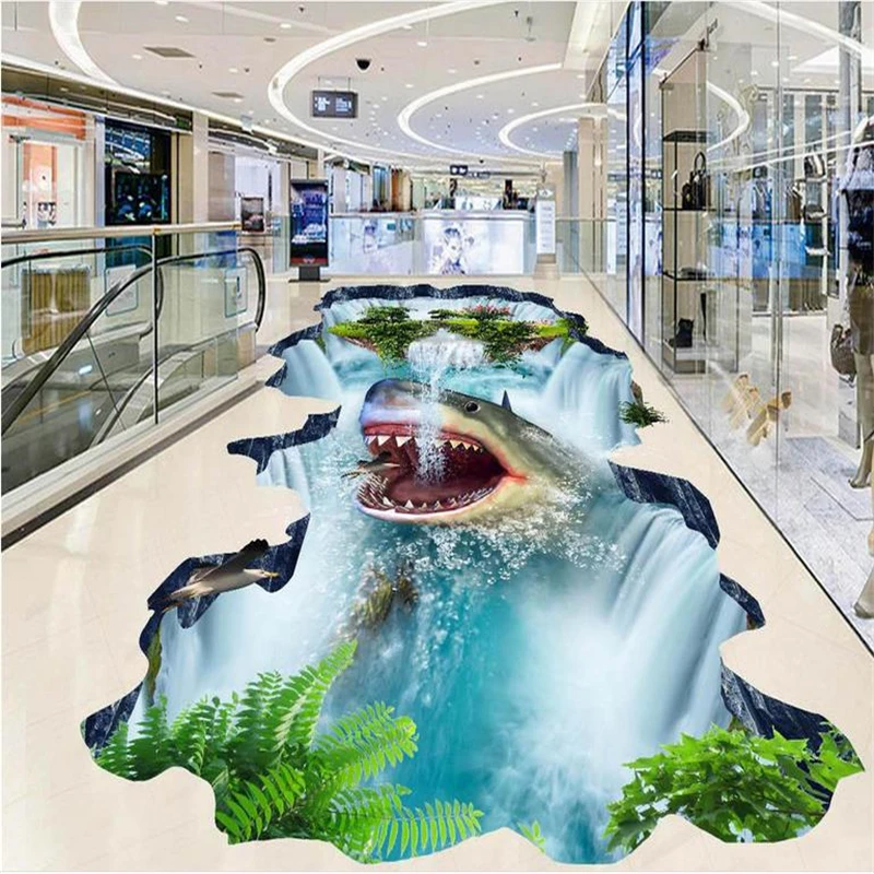 3d Самоклеящиеся обои на пол плитка для пола водостойкие ванной комнаты |
