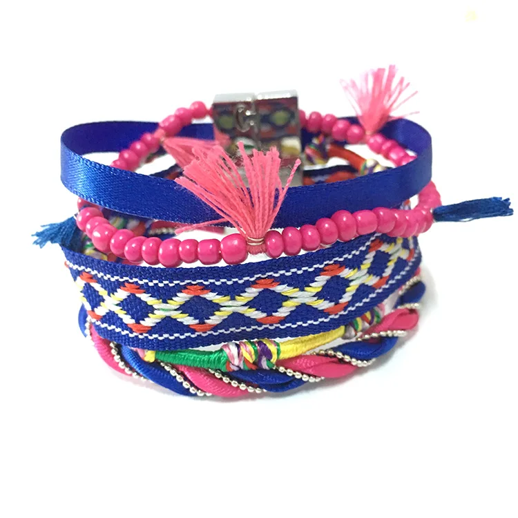 Лето 2016 браслет pulseira пляж Бразильские манжетой бисером bracalets Богемия Браслет Bijoux
