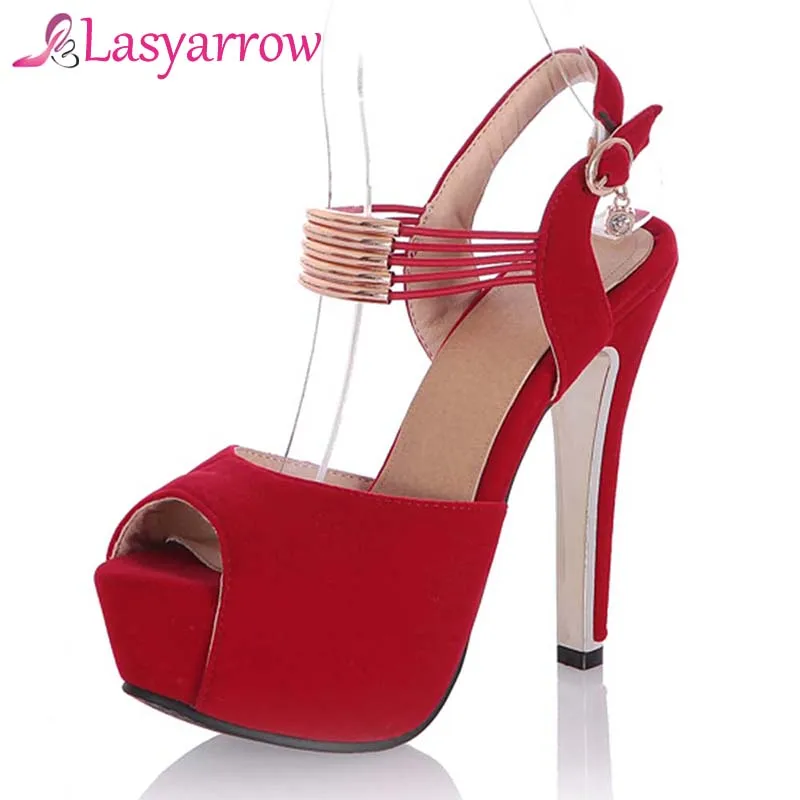 Lasyarrow Sandalias Mujer 2018 летние пикантные туфли для ночного клуба с ремешком на пятке