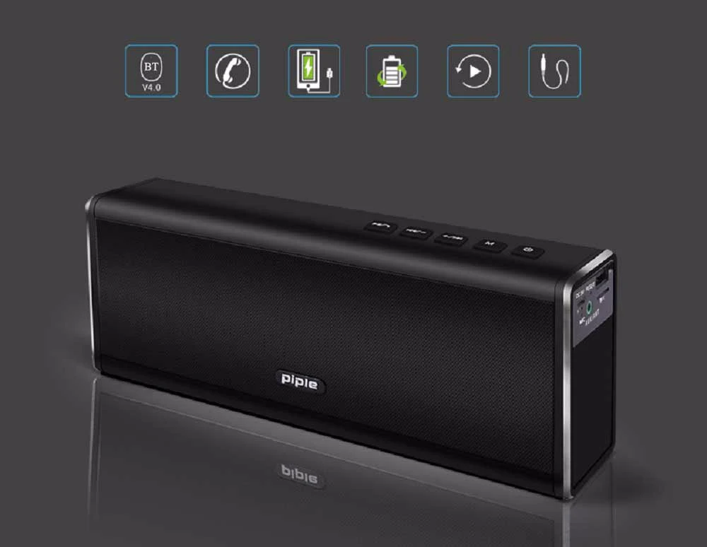 S5 Bluetooth динамик FM радио внешний аккумулятор 20 Вт портативный мини компьютерный динамик беспроводной громкий динамик 4000 мАч Внешний аккумулятор для телефона