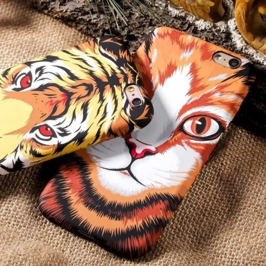 Роскошный Матовый чехол накладка из ТПУ с животными для iPhone 12 Pro MAX 11 Samsung Galaxy S20 S8 S9