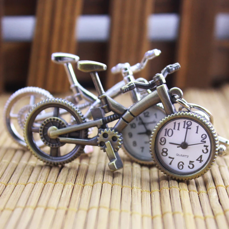 2021 women men students bike quartz watches ladies kids necklace pendant key chains creative fob cute birthday gifts | Наручные часы