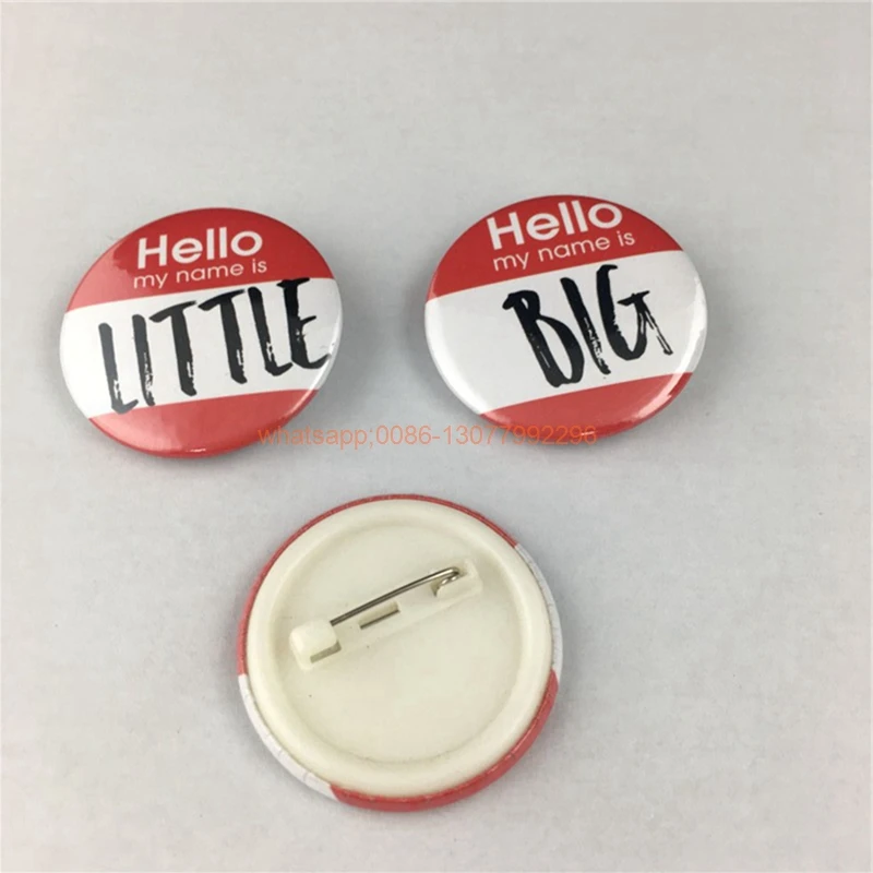 30pcs Custom Tinplate badge 75*75mm cartoon round brooch plate pin Clothing Decoration Pin Badges | Канцтовары для офиса и