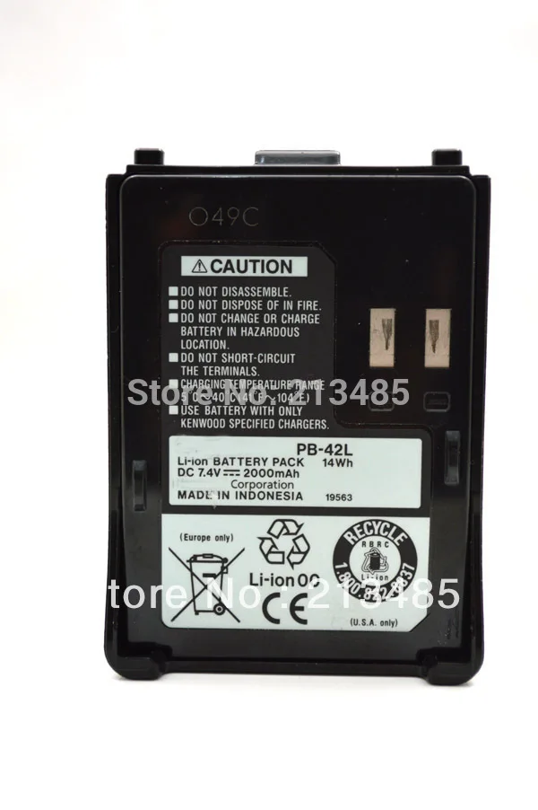 Литий-ионный аккумулятор для Kenwood литий-ионный 1550 мач постоянный ток 7 4 в PB-42L 1 2 5 |