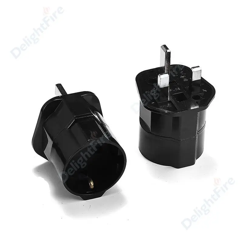 Евросоюз 2 Pin к UK 3Pin переходник Европа Евро штепсельная розетка для подключения к UK Мощность адаптер преобразователь переменного тока Электрический разъем