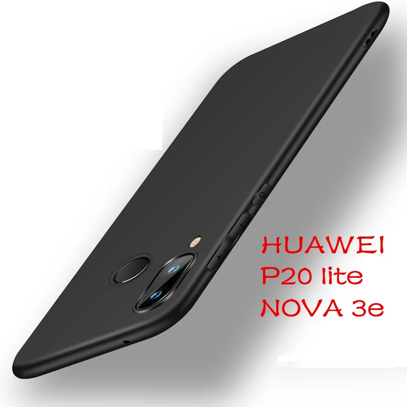 Матовые чехлы для HUAWEI P20lite Nova 3e программный телефон защиты оболочки чехол Коке