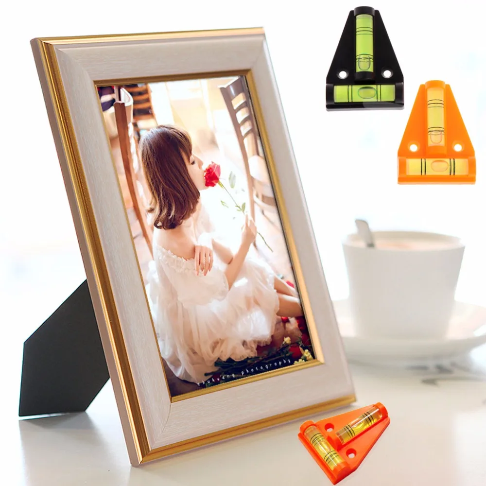 ANENG T Type Bubble Spirit Level Measuring Device Triangular Plastic Indicator Black/Orange | Инструменты