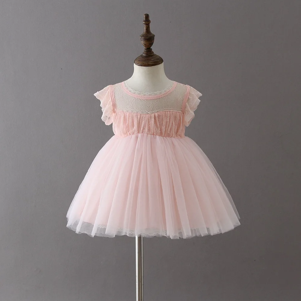 2021 Newborn Baby Girls Dress Kids Lace Tulle Christening Toddler Baptism | Детская одежда и обувь