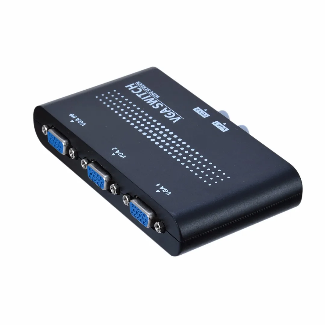 Mayitr мини 2 порта VGA селектор коробка 2 в 1 из VGA/SVGA ручной переключатель для ЖК-ПК